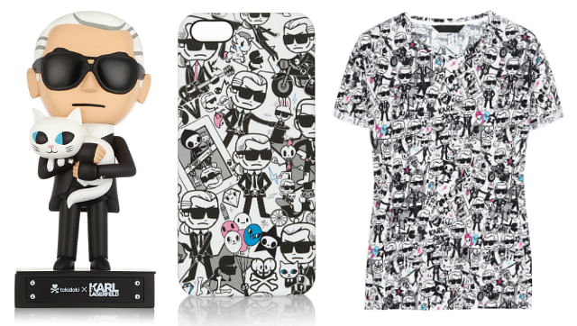 Shop for the cute Tokidoki x Karl Lagerfeld collection on Net-A-Porter